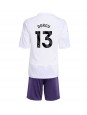 Billige Manchester United Patrick Dorgu #13 Bortedraktsett Barn 2025-26 Kortermet (+ Korte bukser)